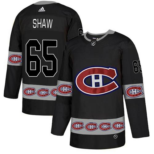 Adidas Canadiens #65 Andrew Shaw Black Authentic Team Logo Fashion Stitched NHL Jersey Adidas Canadiens #65 Andrew Shaw Black Authentic Team Logo Fashion Stitched NHL Jersey