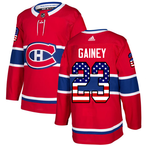 Adidas Canadiens #23 Bob Gainey Red Home Authentic USA Flag Stitched NHL Jersey Adidas Canadiens #23 Bob Gainey Red Home Authentic USA Flag Stitched NHL Jersey