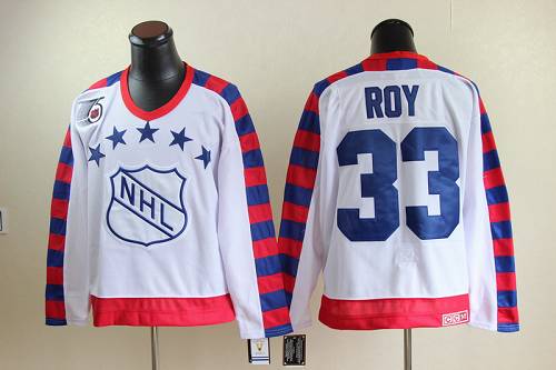 Canadiens #33 Patrick Roy White All Star CCM Throwback 75TH Stitched NHL Jersey Canadiens #33 Patrick Roy White All Star CCM Throwback 75TH Stitched NHL Jersey