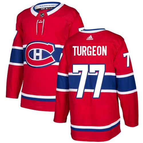 Adidas Canadiens #77 Pierre Turgeon Red Home Authentic Stitched NHL Jersey Adidas Canadiens #77 Pierre Turgeon Red Home Authentic Stitched NHL Jersey