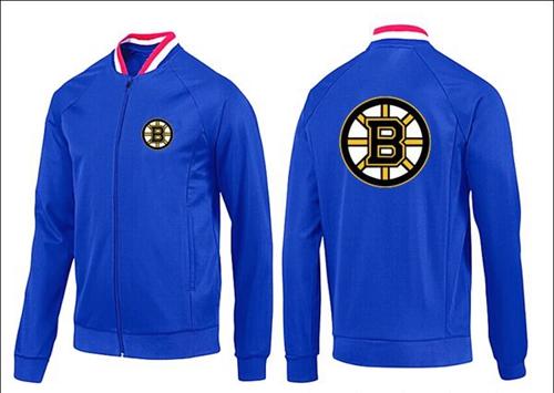 NHL Boston Bruins Zip Jackets Blue-1 NHL Boston Bruins Zip Jackets Blue-1