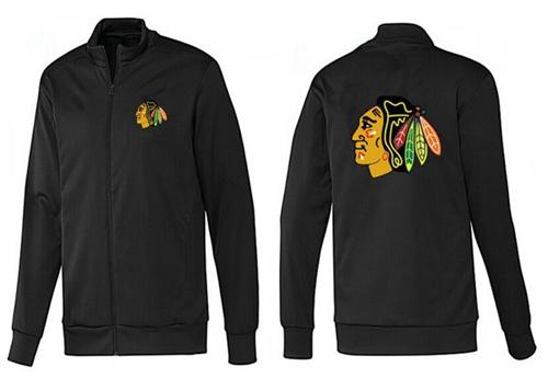 NHL Chicago Blackhawks Zip Jackets Black-1 NHL Chicago Blackhawks Zip Jackets Black-1