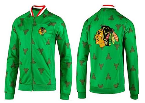 NHL Chicago Blackhawks Zip Jackets Green-2 NHL Chicago Blackhawks Zip Jackets Green-2