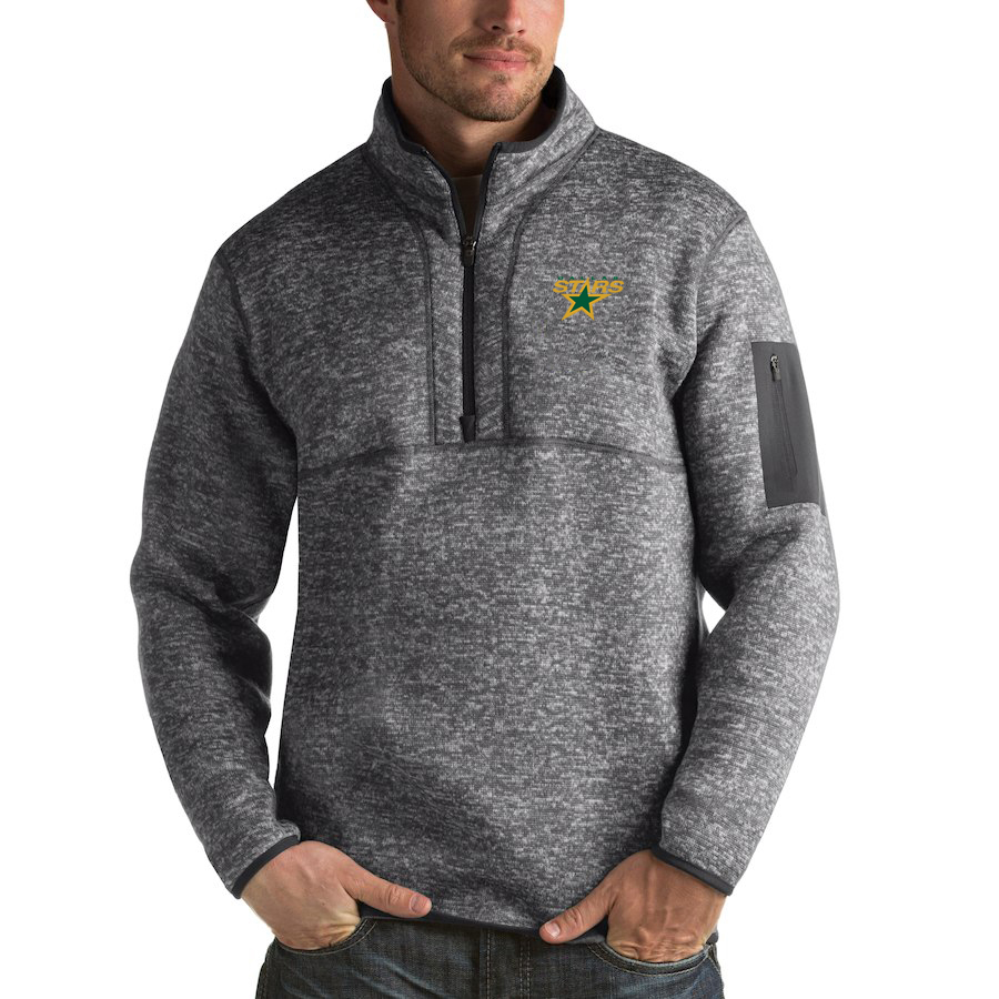 Dallas Stars Antigua Fortune Quarter-Zip Pullover Jacket Black Dallas Stars Antigua Fortune Quarter-Zip Pullover Jacket Black