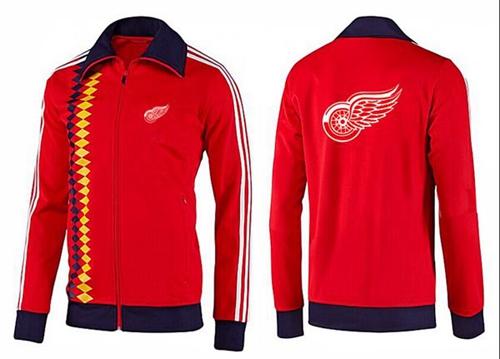 NHL Detroit Red Wings Zip Jackets Orange-2 NHL Detroit Red Wings Zip Jackets Orange-2