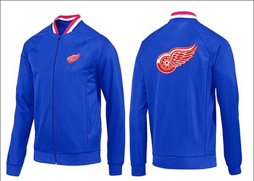 NHL Detroit Red Wings Zip Jackets Blue-1 NHL Detroit Red Wings Zip Jackets Blue-1