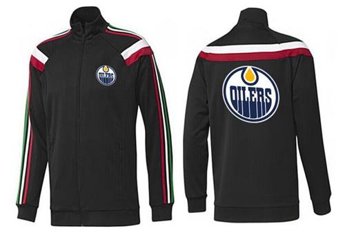 NHL Edmonton Oilers Zip Jackets Black-2 NHL Edmonton Oilers Zip Jackets Black-2