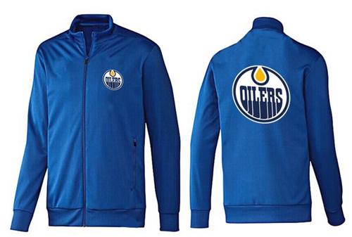 NHL Edmonton Oilers Zip Jackets Blue-2 NHL Edmonton Oilers Zip Jackets Blue-2
