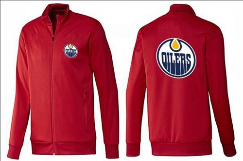 NHL Edmonton Oilers Zip Jackets Red NHL Edmonton Oilers Zip Jackets Red