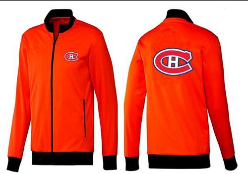 NHL Montreal Canadiens Zip Jackets Orange-1 NHL Montreal Canadiens Zip Jackets Orange-1