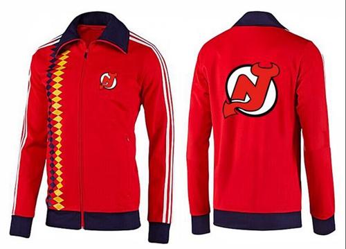 NHL New Jersey Devils Zip Jackets Orange-2 NHL New Jersey Devils Zip Jackets Orange-2