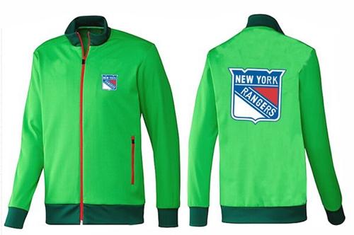 NHL New York Rangers Zip Jackets Green NHL New York Rangers Zip Jackets Green