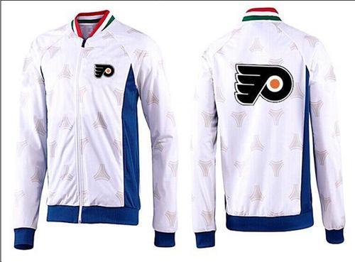 NHL Philadelphia Flyers Zip Jackets White-2 NHL Philadelphia Flyers Zip Jackets White-2