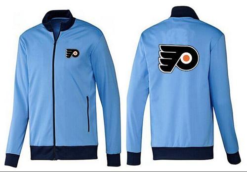 NHL Philadelphia Flyers Zip Jackets Light Blue NHL Philadelphia Flyers Zip Jackets Light Blue
