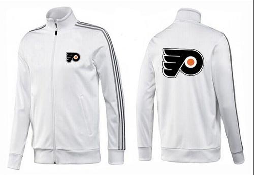 NHL Philadelphia Flyers Zip Jackets White-1 NHL Philadelphia Flyers Zip Jackets White-1