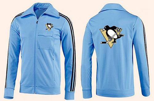 NHL Pittsburgh Penguins Zip Jackets Light Blue NHL Pittsburgh Penguins Zip Jackets Light Blue