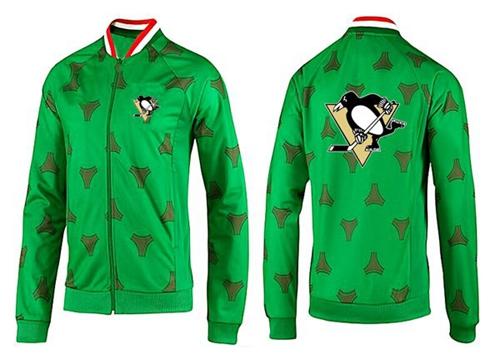 NHL Pittsburgh Penguins Zip Jackets Green-2 NHL Pittsburgh Penguins Zip Jackets Green-2