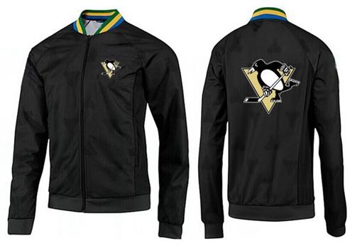 NHL Pittsburgh Penguins Zip Jackets Black-4 NHL Pittsburgh Penguins Zip Jackets Black-4