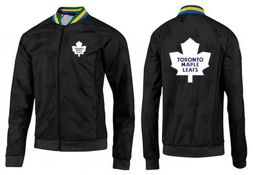 NHL Toronto Maple Leafs Zip Jackets Black-3 NHL Toronto Maple Leafs Zip Jackets Black-3