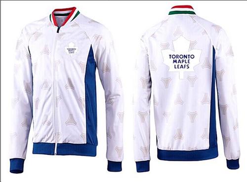 NHL Toronto Maple Leafs Zip Jackets White-3 NHL Toronto Maple Leafs Zip Jackets White-3