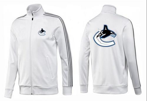 NHL Vancouver Canucks Zip Jackets White-2 NHL Vancouver Canucks Zip Jackets White-2
