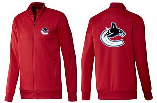 NHL Vancouver Canucks Zip Jackets Red NHL Vancouver Canucks Zip Jackets Red