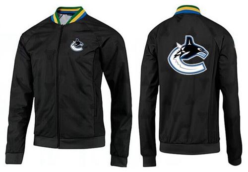NHL Vancouver Canucks Zip Jackets Black-3 NHL Vancouver Canucks Zip Jackets Black-3