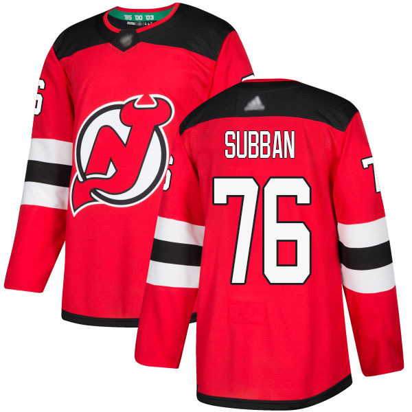 Adidas Devils #76 P.K. Subban Red Home Authentic Stitched NHL Jersey Adidas Devils #76 P.K. Subban Red Home Authentic Stitched NHL Jersey