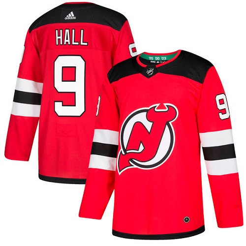 Adidas Devils #9 Taylor Hall Red Home Authentic Stitched NHL Jersey Adidas Devils #9 Taylor Hall Red Home Authentic Stitched NHL Jersey