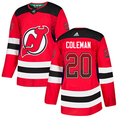 Adidas Devils #20 Blake Coleman Red Home Authentic Drift Fashion Stitched NHL Jersey Adidas Devils #20 Blake Coleman Red Home Authentic Drift Fashion Stitched NHL Jersey