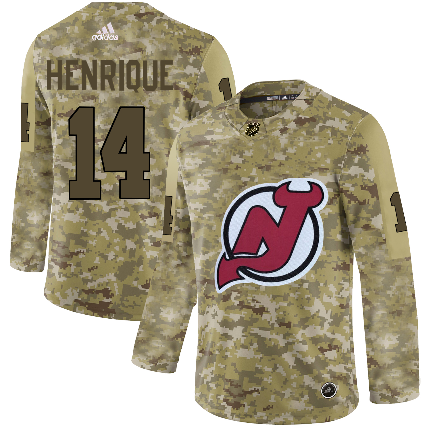 Adidas Devils #14 Adam Henrique Camo Authentic Stitched NHL Jersey Adidas Devils #14 Adam Henrique Camo Authentic Stitched NHL Jersey
