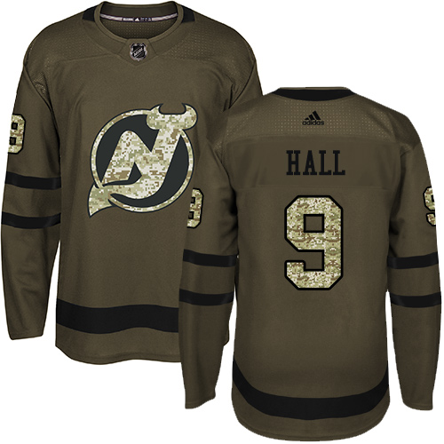 Adidas Devils #9 Taylor Hall Green Salute to Service Stitched NHL Jersey Adidas Devils #9 Taylor Hall Green Salute to Service Stitched NHL Jersey