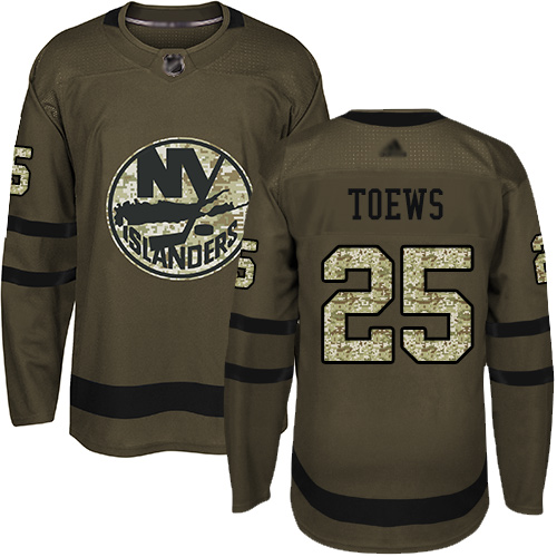 Adidas Islanders #25 Devon Toews Green Salute to Service Stitched NHL Jersey Adidas Islanders #25 Devon Toews Green Salute to Service Stitched NHL Jersey