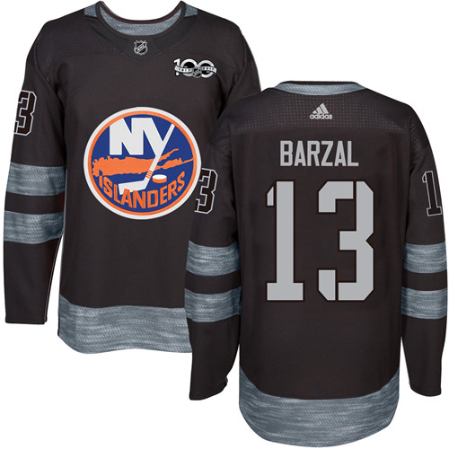Adidas Islanders #13 Mathew Barzal Black 1917-2017 100th Anniversary Stitched NHL Jersey Adidas Islanders #13 Mathew Barzal Black 1917-2017 100th Anniversary Stitched NHL Jersey