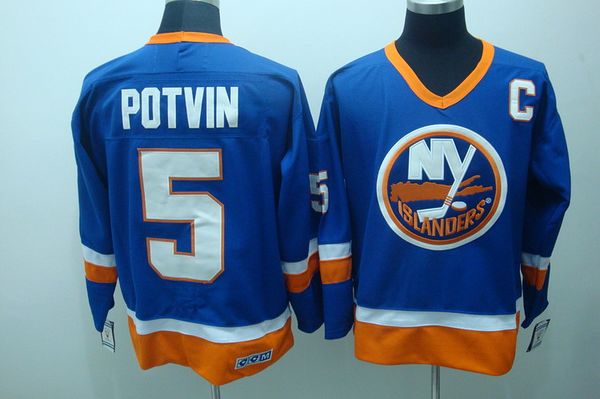 Islanders #5 Denis Potvin Stitched Baby Blue CCM Throwback NHL Jersey Islanders #5 Denis Potvin Stitched Baby Blue CCM Throwback NHL Jersey