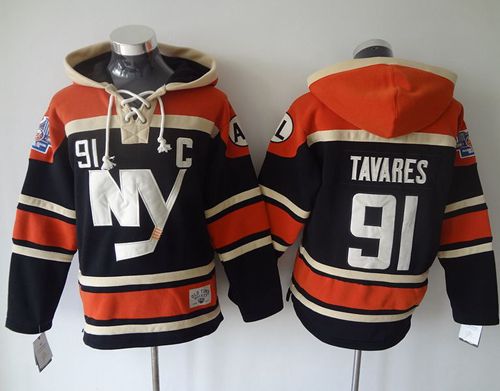 Islanders #91 John Tavares Dark Blue Sawyer Hooded Sweatshirt Stitched NHL Jersey Islanders #91 John Tavares Dark Blue Sawyer Hooded Sweatshirt Stitched NHL Jersey