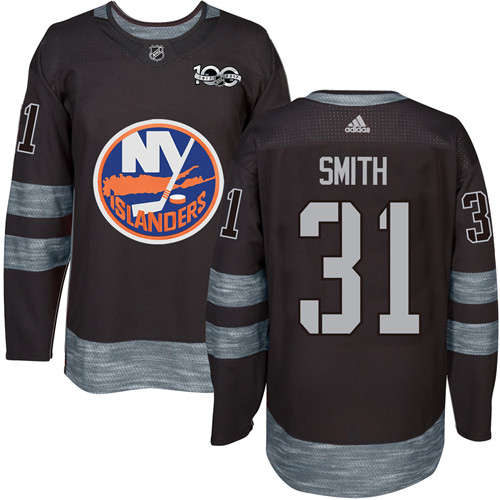 Adidas Islanders #31 Billy Smith Black 1917-2017 100th Anniversary Stitched NHL Jersey Adidas Islanders #31 Billy Smith Black 1917-2017 100th Anniversary Stitched NHL Jersey