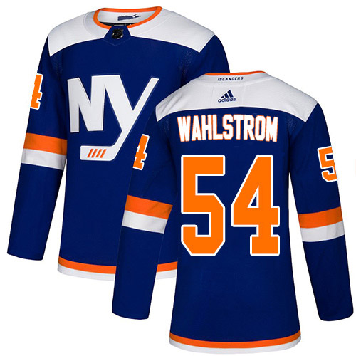 Adidas Islanders #54 Oliver Wahlstrom Blue Alternate Authentic Stitched NHL Jersey Adidas Islanders #54 Oliver Wahlstrom Blue Alternate Authentic Stitched NHL Jersey