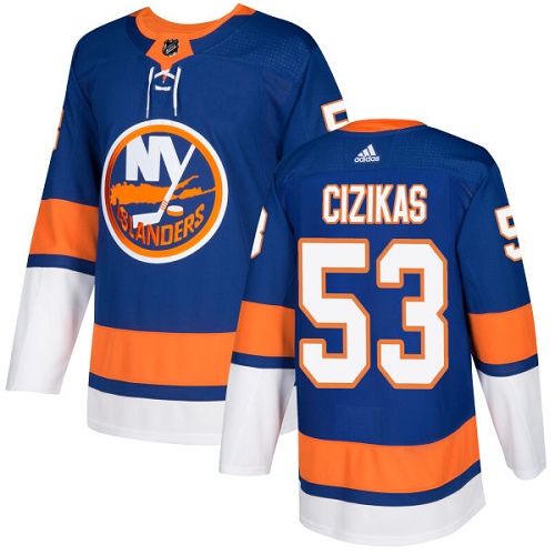 Adidas Islanders #53 Casey Cizikas Royal Blue Home Authentic Stitched NHL Jersey Adidas Islanders #53 Casey Cizikas Royal Blue Home Authentic Stitched NHL Jersey