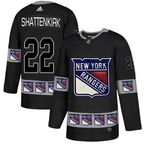 Adidas Rangers #22 Kevin Shattenkirk Black Authentic Team Logo Fashion Stitched NHL Jersey Adidas Rangers #22 Kevin Shattenkirk Black Authentic Team Logo Fashion Stitched NHL Jersey