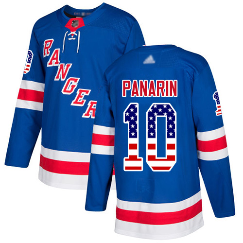 Adidas Rangers #10 Artemi Panarin Royal Blue Home Authentic USA Flag Stitched NHL Jersey Adidas Rangers #10 Artemi Panarin Royal Blue Home Authentic USA Flag Stitched NHL Jersey