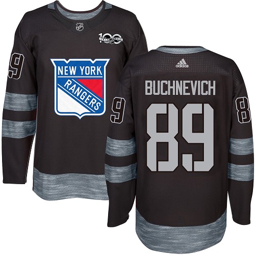 Adidas Rangers #89 Pavel Buchnevich Black 1917-2017 100th Anniversary Stitched NHL Jersey Adidas Rangers #89 Pavel Buchnevich Black 1917-2017 100th Anniversary Stitched NHL Jersey