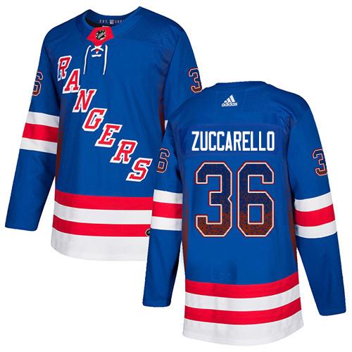 Adidas Rangers #36 Mats Zuccarello Royal Blue Home Authentic Drift Fashion Stitched NHL Jersey Adidas Rangers #36 Mats Zuccarello Royal Blue Home Authentic Drift Fashion Stitched NHL Jersey