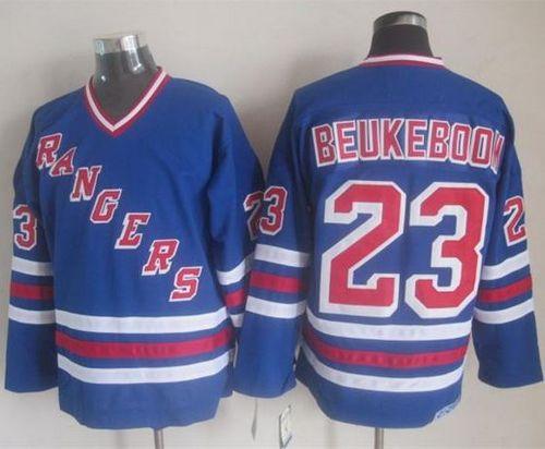 Rangers #23 Jeff Beukeboom Blue CCM Heroes Of Hockey Alumni Stitched NHL Jersey Rangers #23 Jeff Beukeboom Blue CCM Heroes Of Hockey Alumni Stitched NHL Jersey