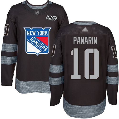 Adidas Rangers #10 Artemi Panarin Black 1917-2017 100th Anniversary Stitched NHL Jersey Adidas Rangers #10 Artemi Panarin Black 1917-2017 100th Anniversary Stitched NHL Jersey