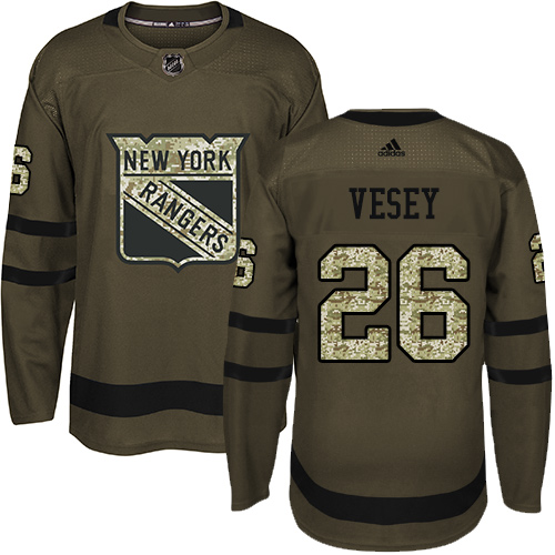 Adidas Rangers #26 Jimmy Vesey Green Salute to Service Stitched NHL Jersey Adidas Rangers #26 Jimmy Vesey Green Salute to Service Stitched NHL Jersey