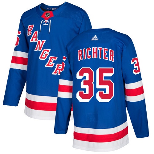 Adidas Rangers #35 Mike Richter Royal Blue Home Authentic Stitched NHL Jersey Adidas Rangers #35 Mike Richter Royal Blue Home Authentic Stitched NHL Jersey