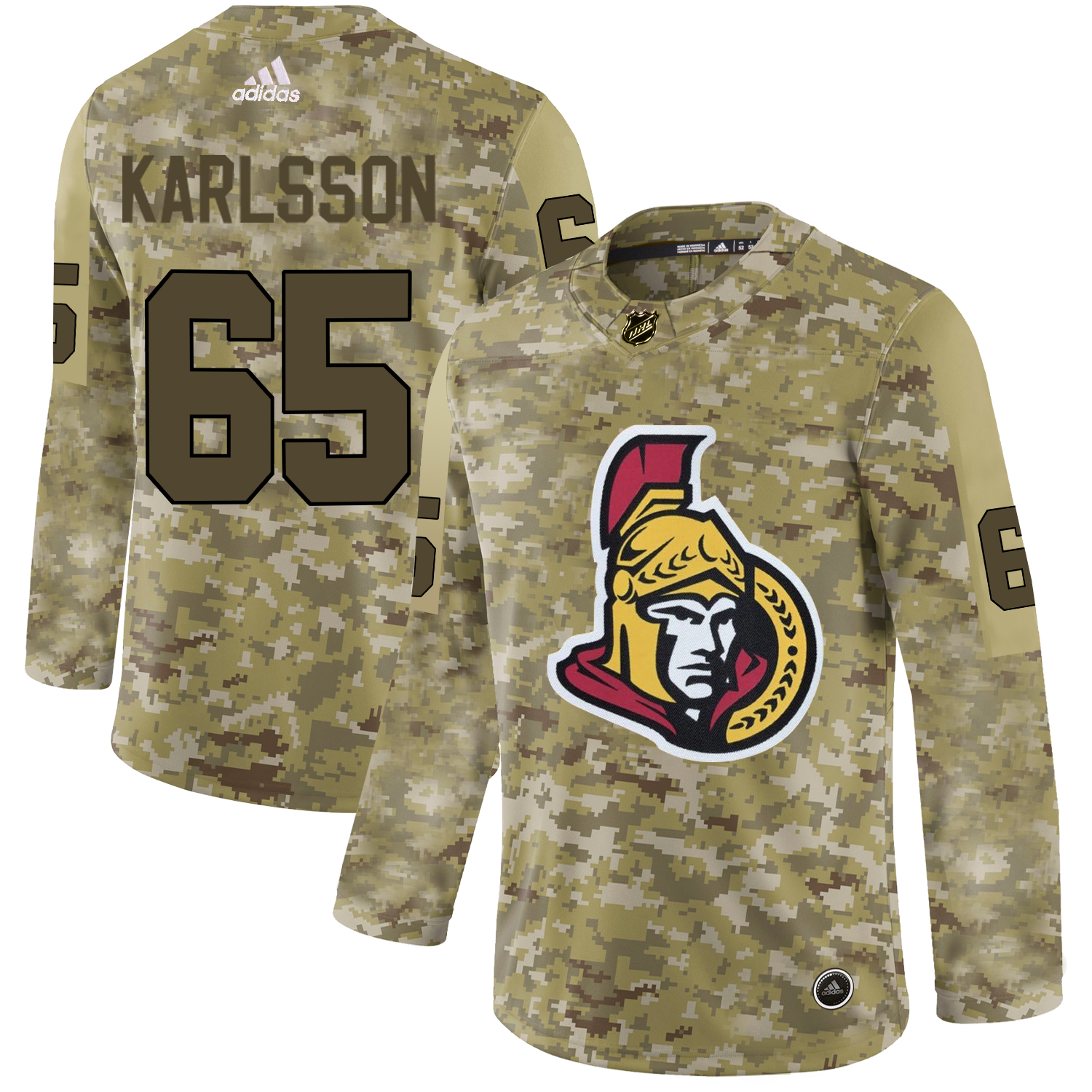 Adidas Senators #65 Erik Karlsson Camo Authentic Stitched NHL Jersey Adidas Senators #65 Erik Karlsson Camo Authentic Stitched NHL Jersey