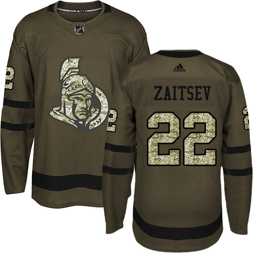 Adidas Senators #22 Nikita Zaitsev Green Salute to Service Stitched NHL Jersey Adidas Senators #22 Nikita Zaitsev Green Salute to Service Stitched NHL Jersey