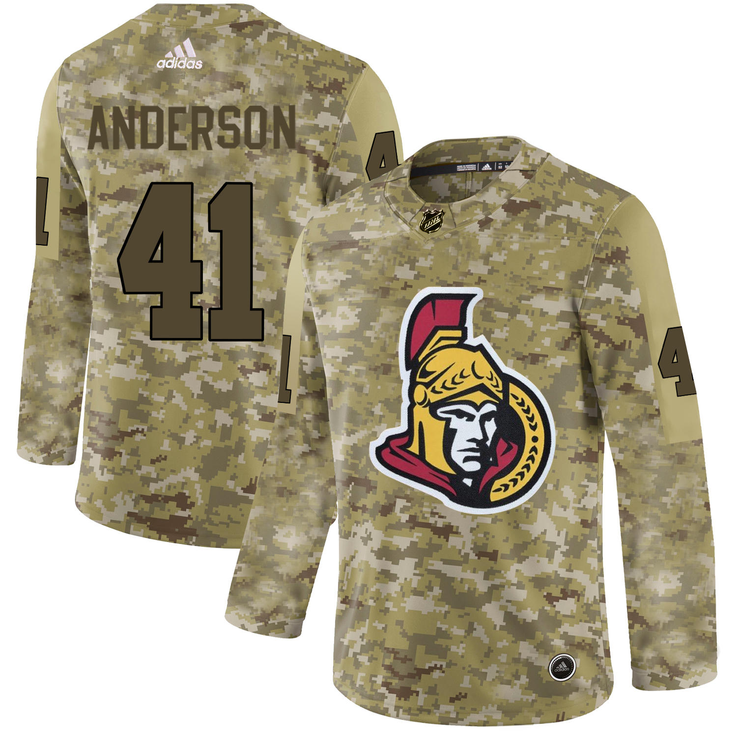 Adidas Senators #41 Craig Anderson Camo Authentic Stitched NHL Jersey Adidas Senators #41 Craig Anderson Camo Authentic Stitched NHL Jersey